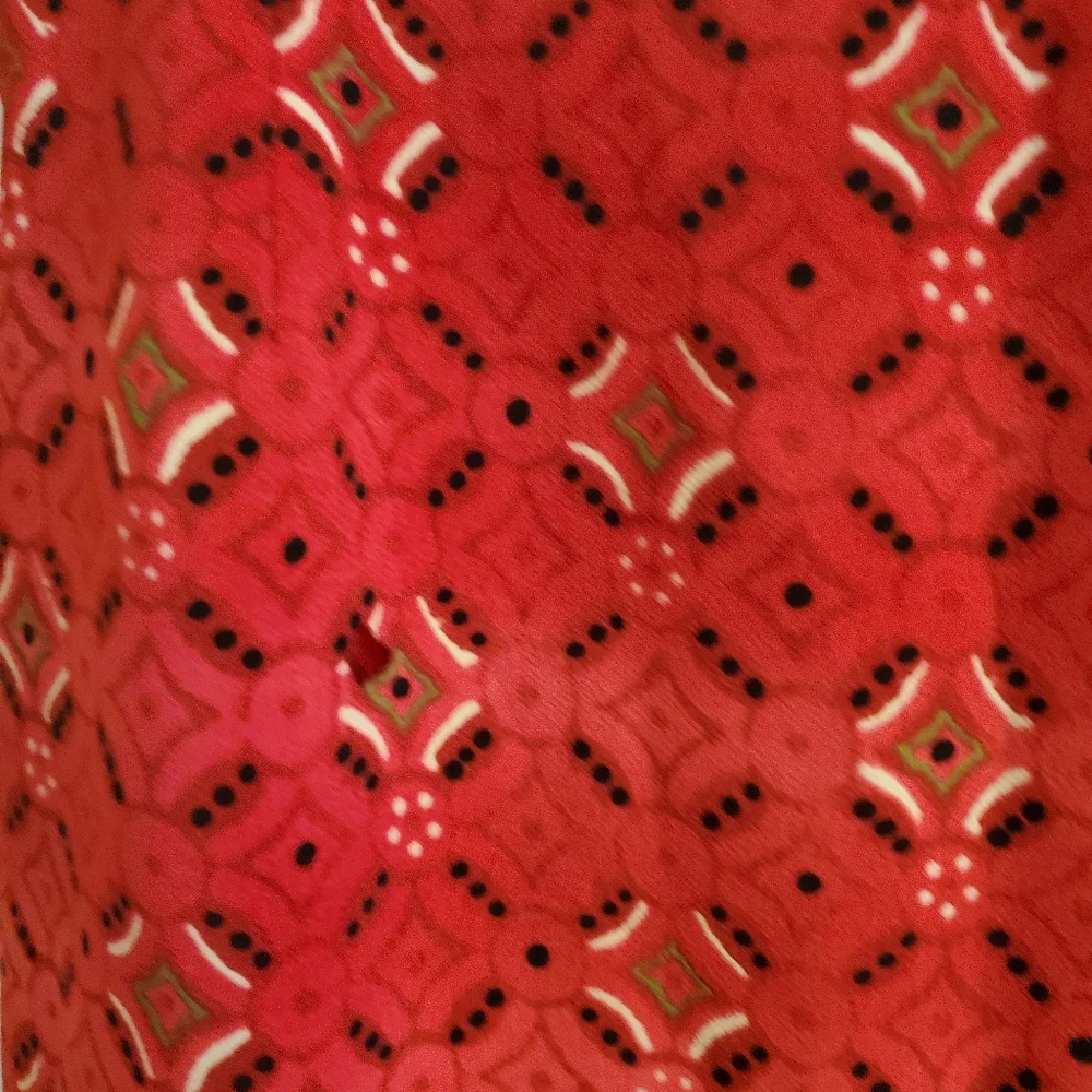 RED WRAP SKIRT S SMALL
